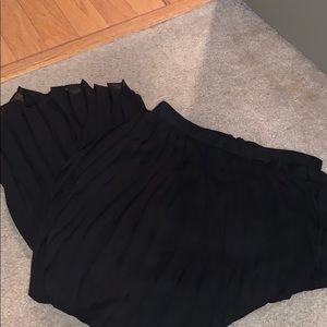 black maxi skirt